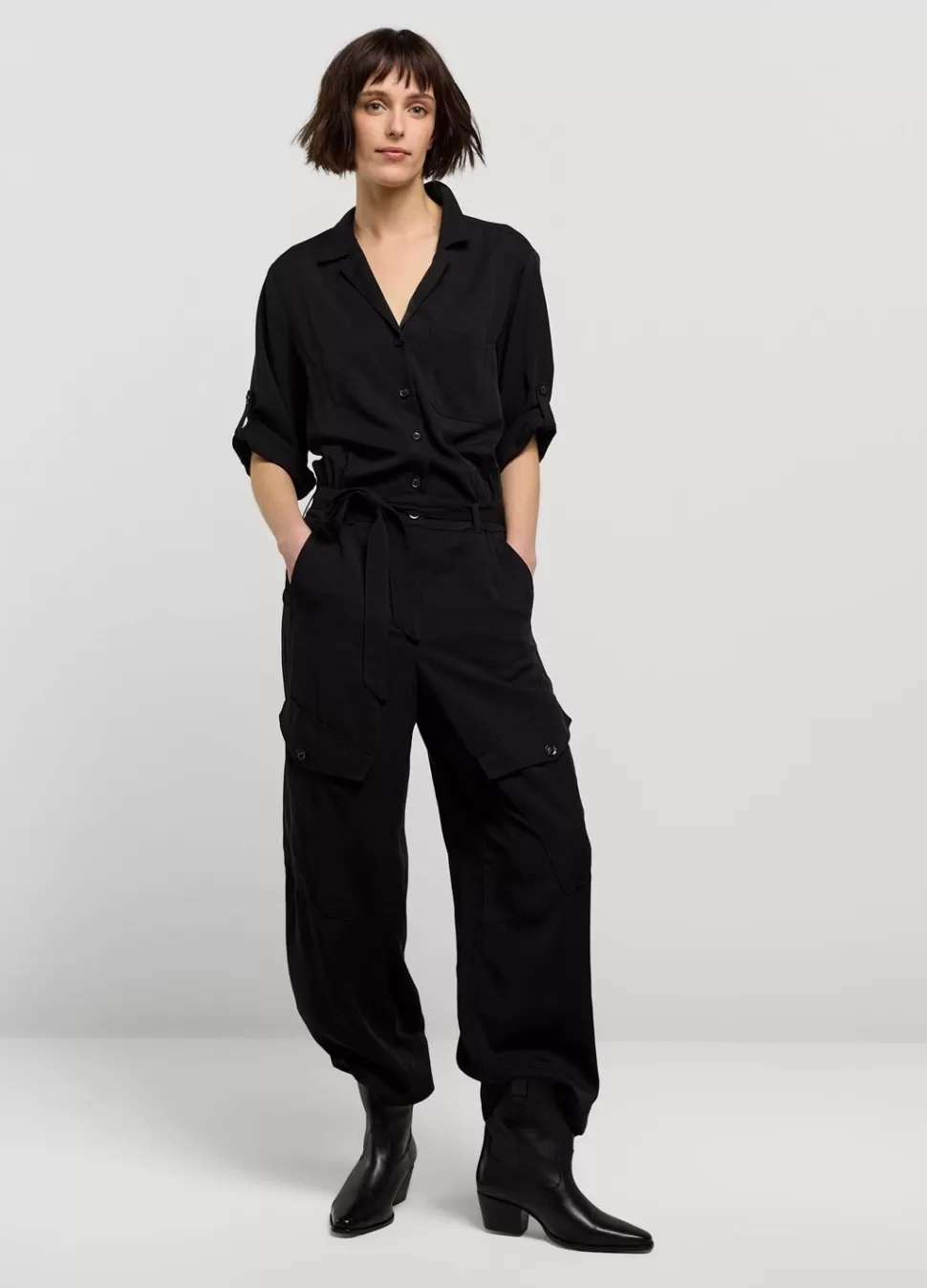 Summum Woman Cargo Jumpsuit | Vrouwen Broeken & Jumpsuits