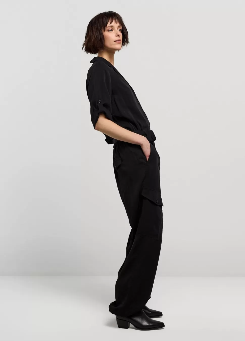 Summum Woman Cargo Jumpsuit | Vrouwen Broeken & Jumpsuits