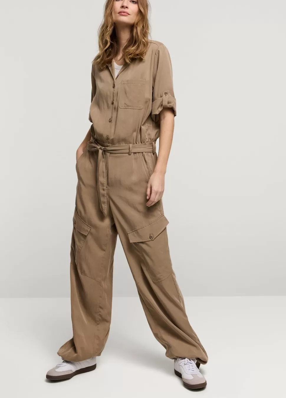 cargo_jumpsuit_4-1.webp Summum Woman Cargo Jumpsuit | Vrouwen Broeken & Jumpsuits