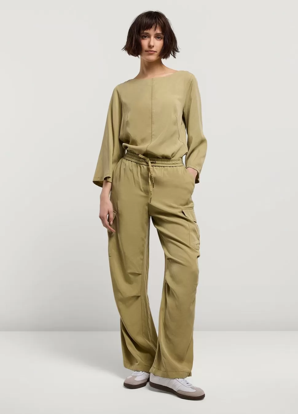 Summum Woman Cargobroek Elastische Taille | Vrouwen Broeken & Jumpsuits