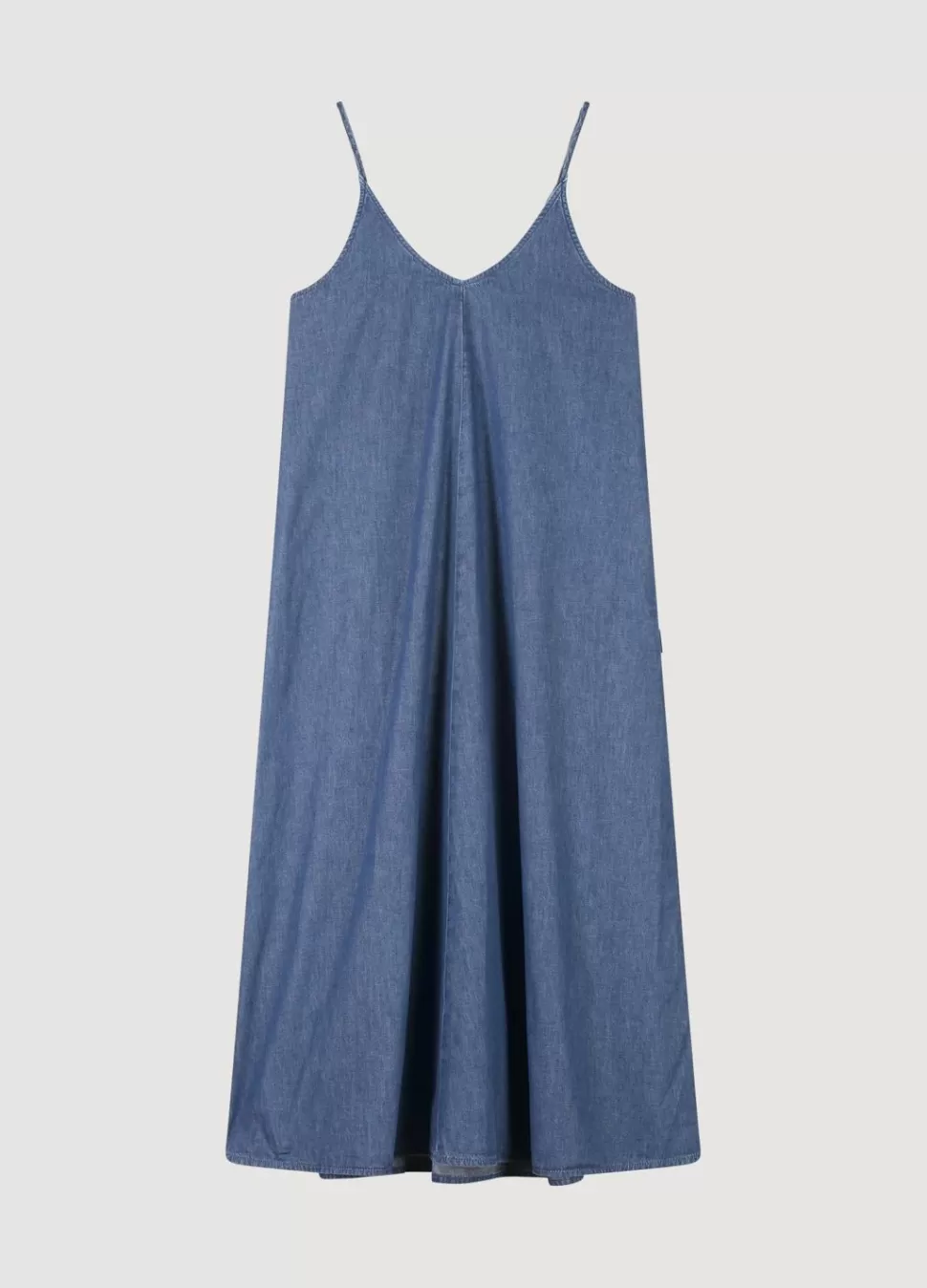denim_slipdress_4.webp Summum Woman Denim Slipdress | Vrouwen Jurken