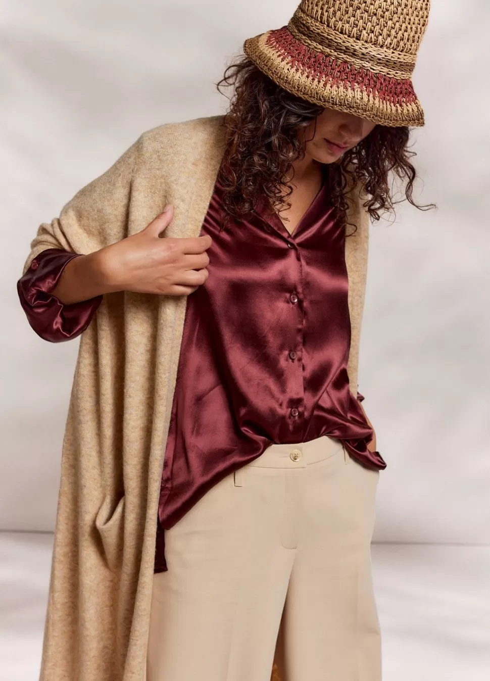 Summum Woman Glanzende Blouse | Vrouwen Blouses