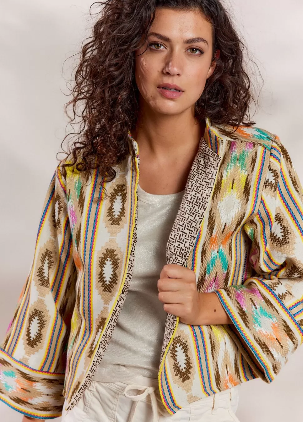 Summum Woman Ikat Reversibel Jack | Vrouwen Blazers & Jasjes