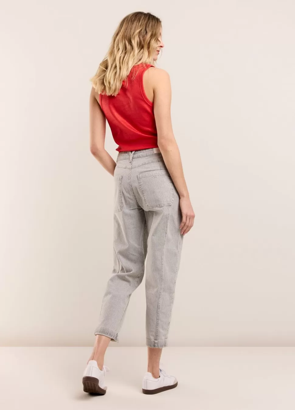 indigo_streepjesdenim_2.webp Summum Woman Indigo Streepjesdenim | Vrouwen Broeken & Jumpsuits