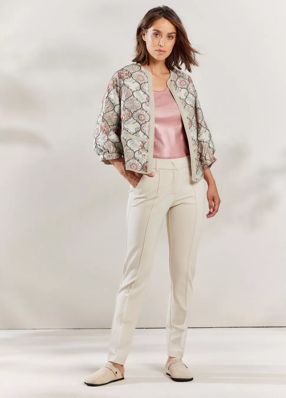Summum Woman Jacquard Jasje | Vrouwen Blazers & Jasjes