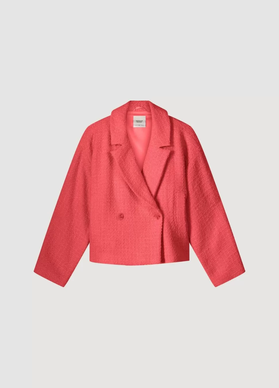 kort_tweed_jasje_5.webp Summum Woman Kort Tweed Jasje | Vrouwen Jassen