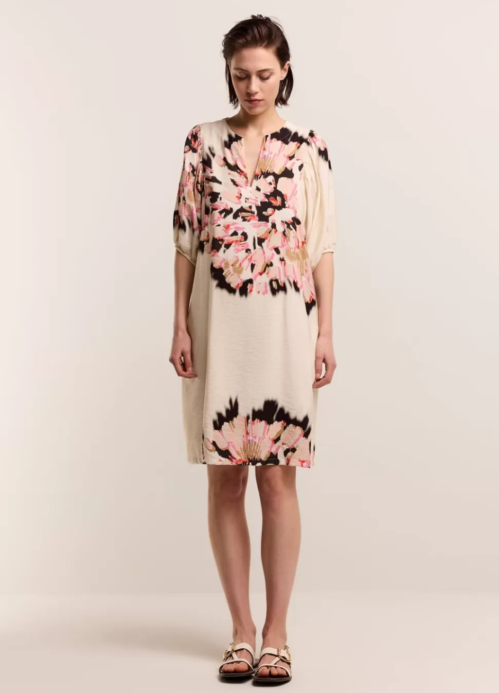 Summum Woman Korte Jurk Met Print | Vrouwen Jurken