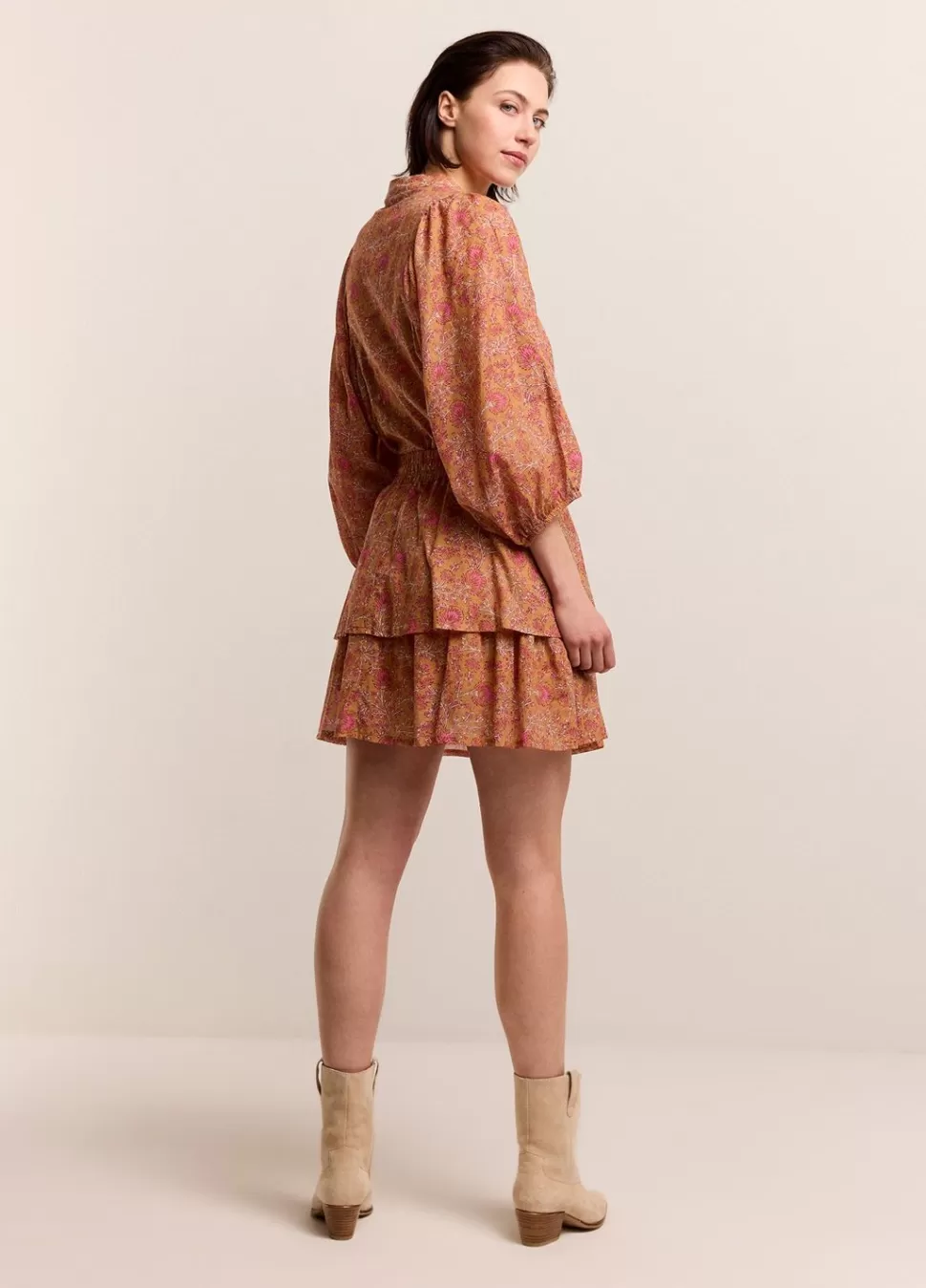 korte_rok_met_volants_2.webp Summum Woman Korte Rok Met Volants | Vrouwen Rokken