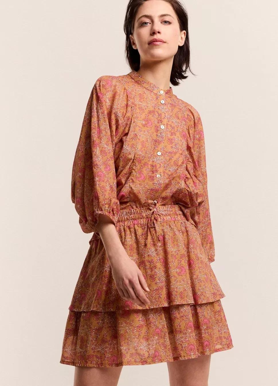 korte_rok_met_volants_5.webp Summum Woman Korte Rok Met Volants | Vrouwen Rokken