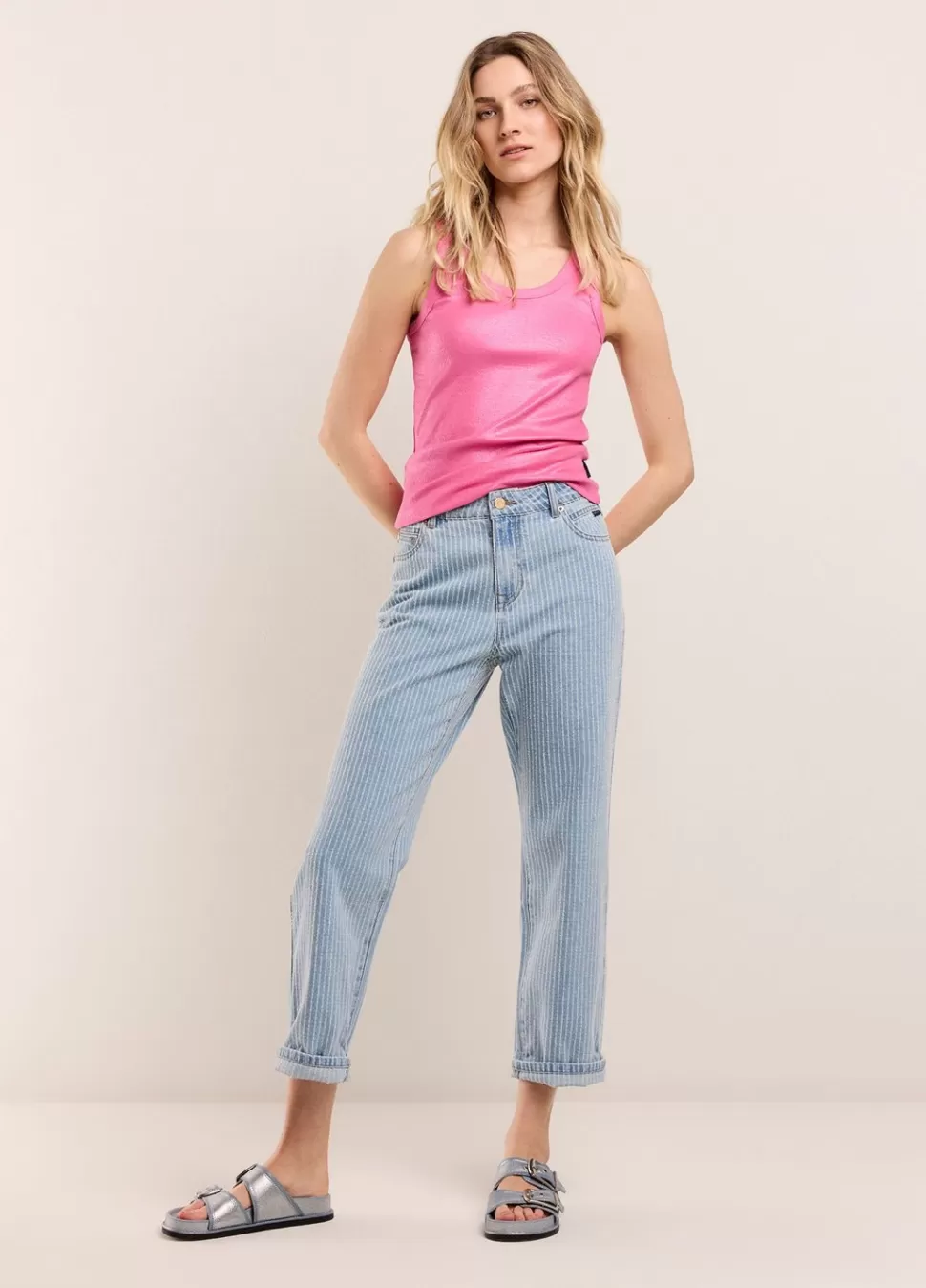 Summum Woman Lasercut 5-Pocket Denim | Vrouwen Broeken & Jumpsuits