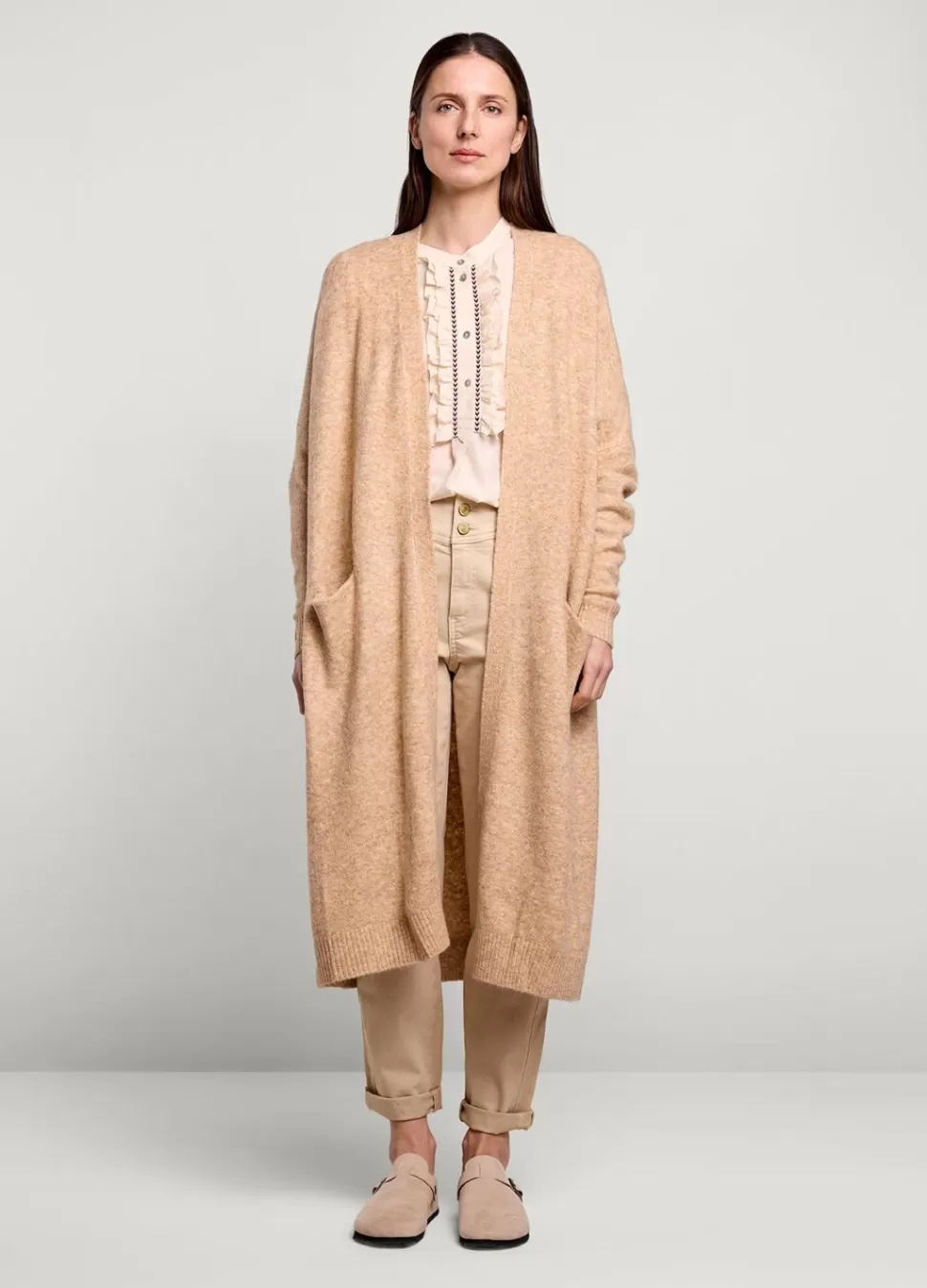 Summum Woman Licht Oversized Vest | Vrouwen Truien & Vesten