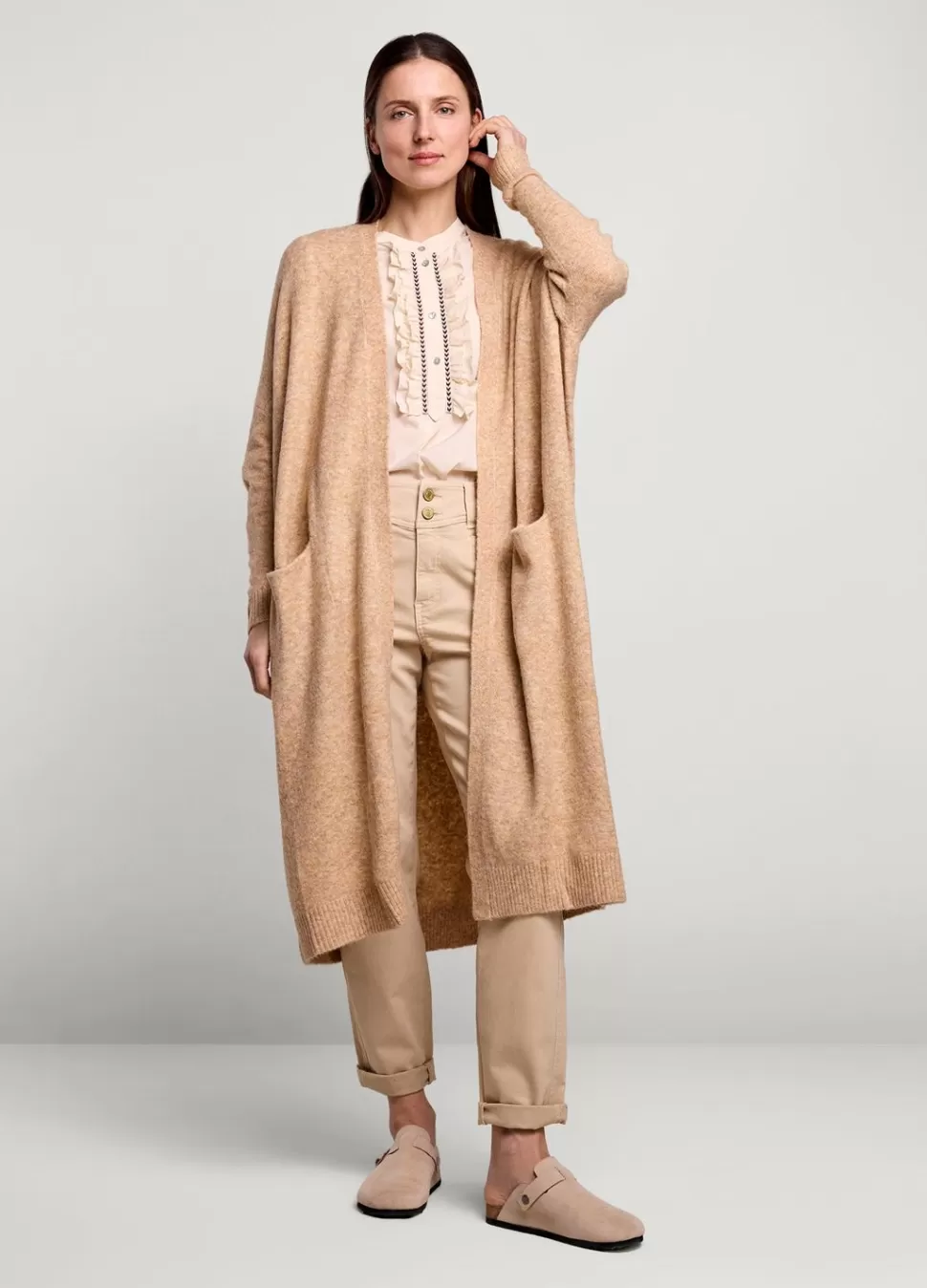Summum Woman Licht Oversized Vest | Vrouwen Truien & Vesten