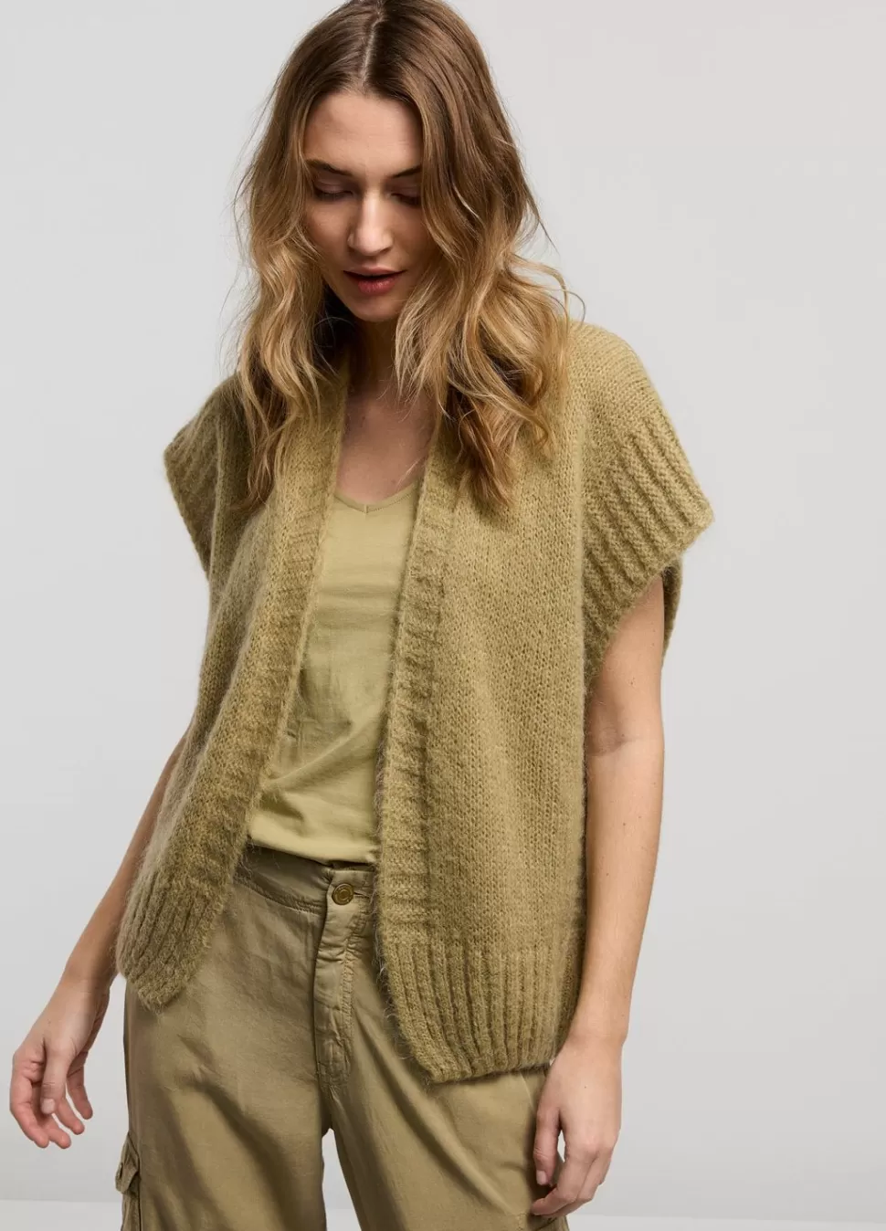 Summum Woman Mouwloos Open Vest | Vrouwen Truien & Vesten