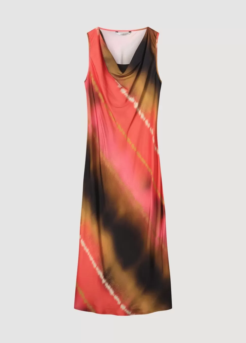 mouwloze_jurk_faded_print_6.webp Summum Woman Mouwloze Jurk Faded Print | Vrouwen Jurken