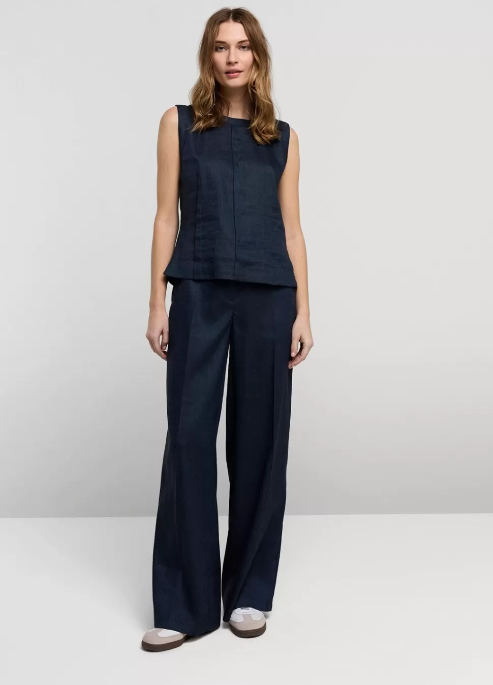 Summum Woman Mouwloze Top Linnenmix | Vrouwen Tops & T-Shirts