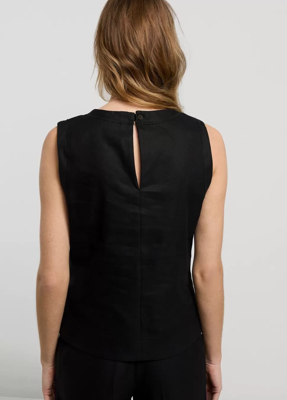 Summum Woman Mouwloze Top Linnenmix | Vrouwen Tops & T-Shirts