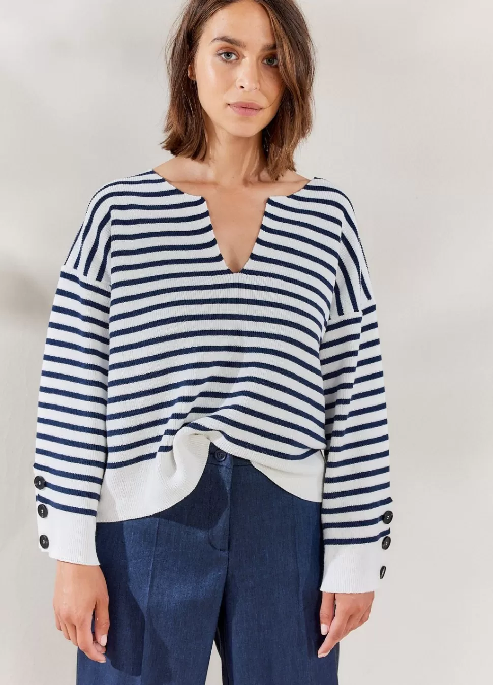 nautische_trui_4.webp Summum Woman Nautische Trui | Vrouwen Tops & T-Shirts