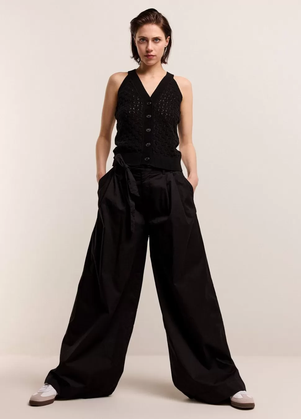 Summum Woman Opengewerkte Haltertop | Vrouwen Tops & T-Shirts