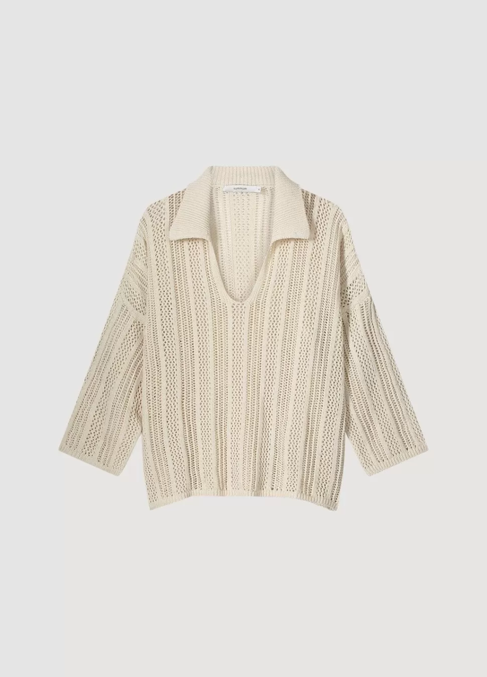 opengewerkte_trui_oversized_5.webp Summum Woman Opengewerkte Trui Oversized | Vrouwen Truien & Vesten