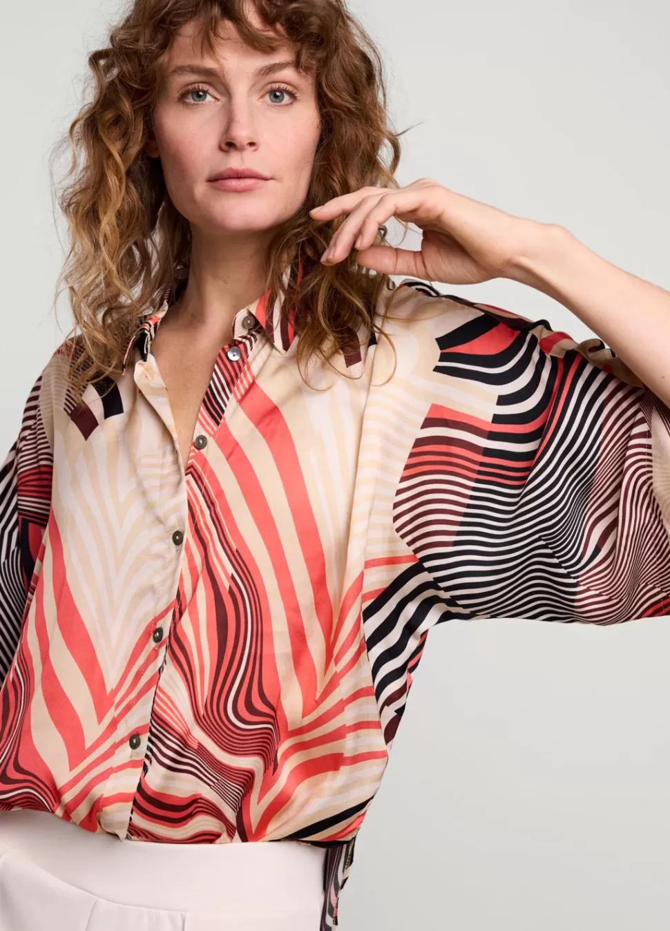 Summum Woman Oversized Blouse | Vrouwen Blouses