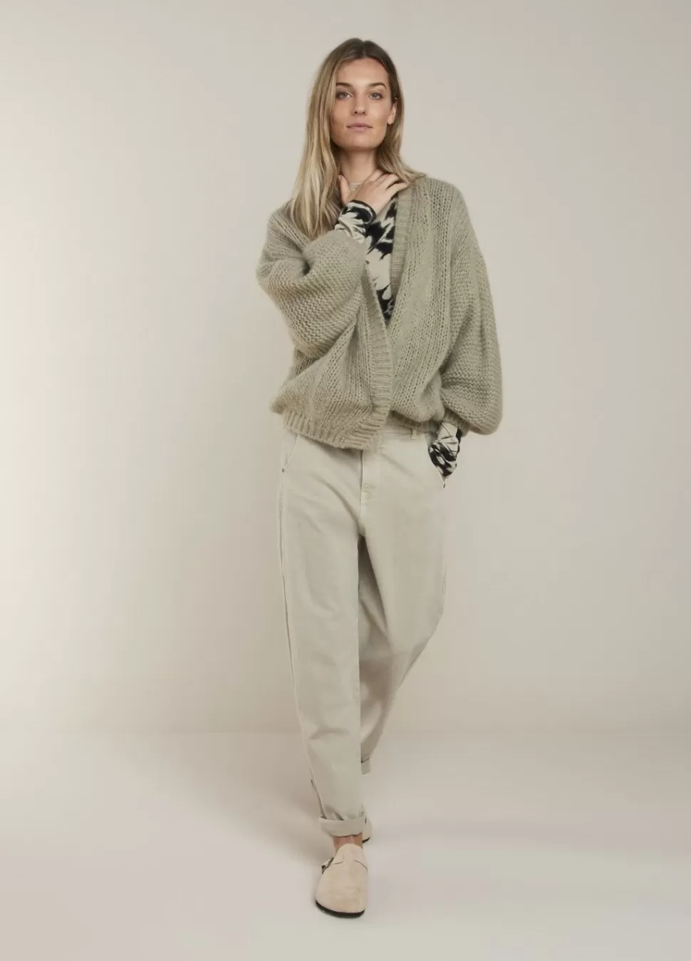 Summum Woman Oversized Open Vest | Vrouwen Truien & Vesten