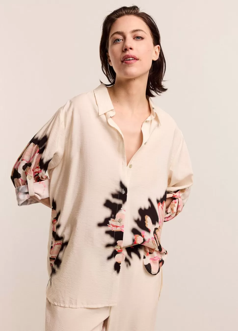 relaxte_blouse_met_print_2.webp Summum Woman Relaxte Blouse Met Print | Vrouwen Blouses