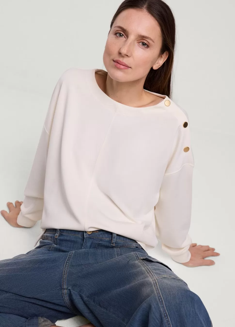 Summum Woman Scuba Sweater | Vrouwen Truien & Vesten