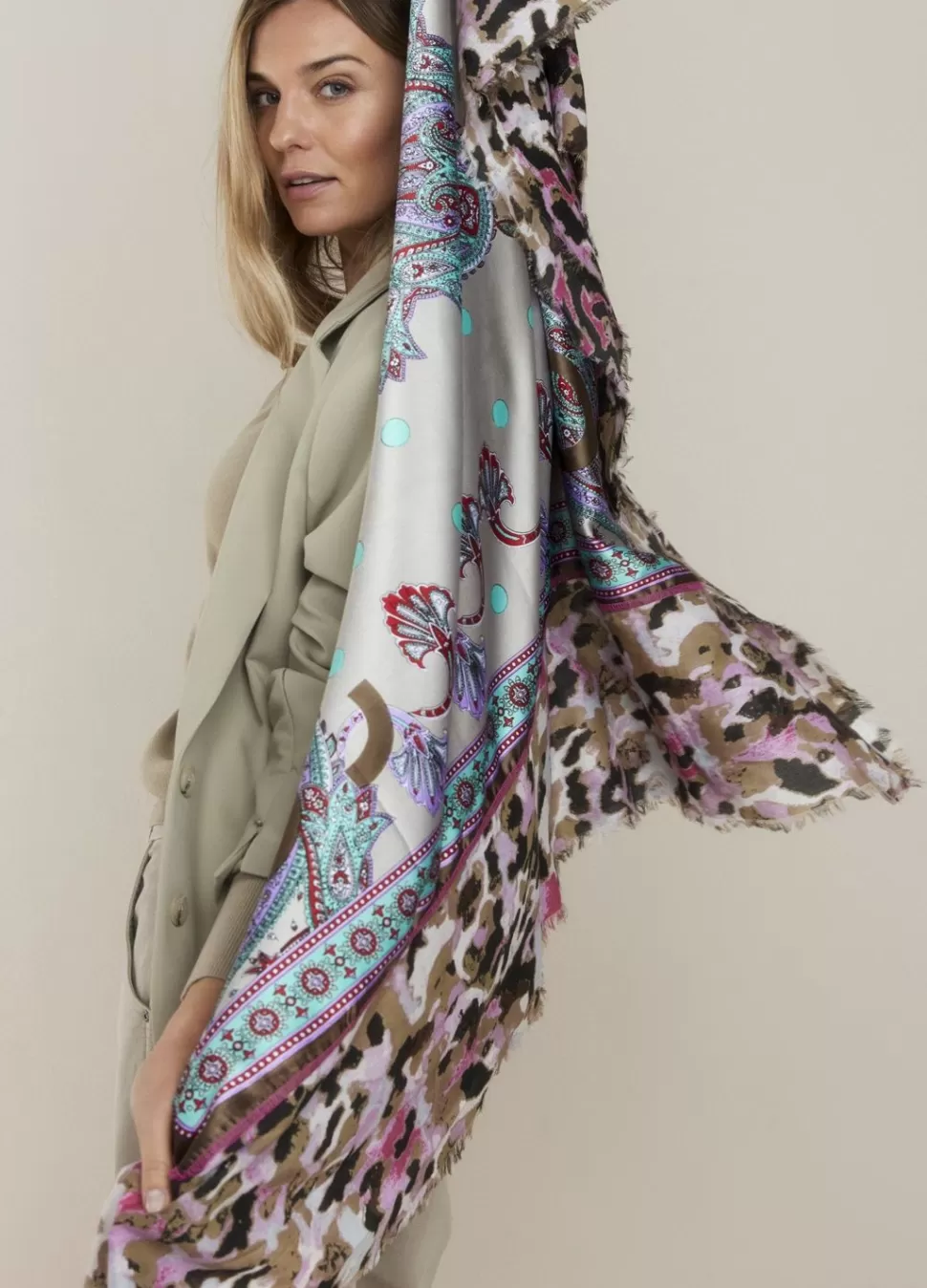 Summum Woman Sjaal Paisley Print | Vrouwen Accessoires