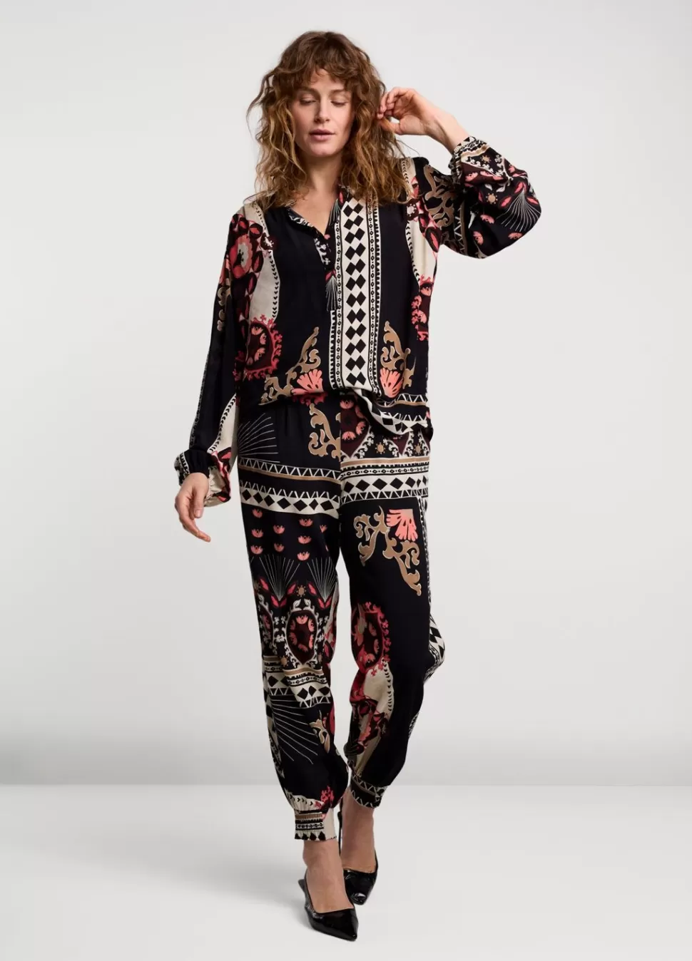 Summum Woman Soepelvallende Pofbroek | Vrouwen Broeken & Jumpsuits