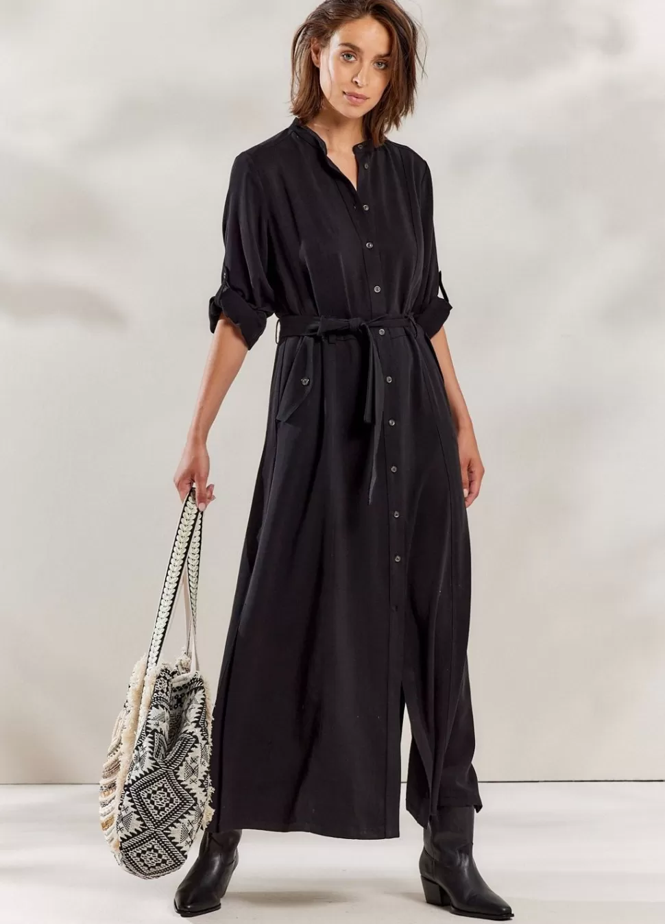 Summum Woman Stoere Doorknoopjurk | Vrouwen Jurken