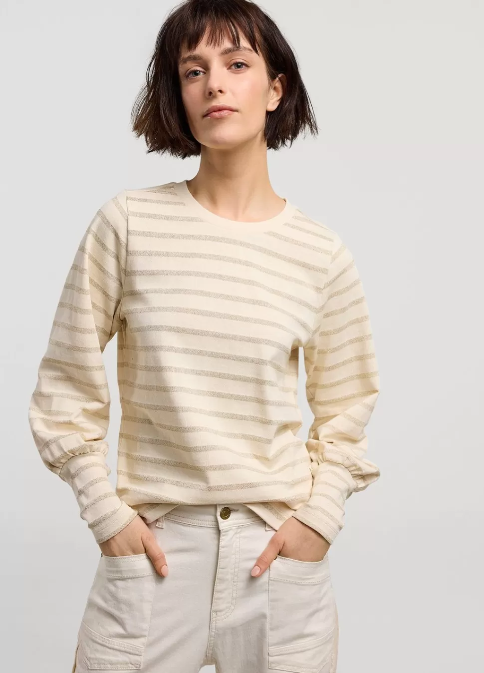 Summum Woman Streepjes Sweater | Vrouwen Truien & Vesten