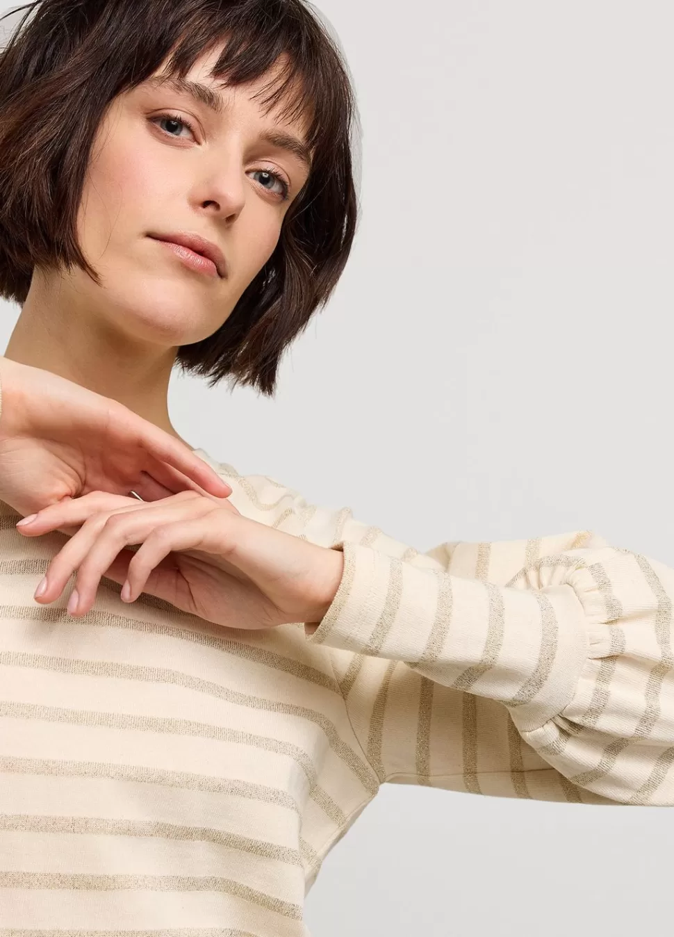 Summum Woman Streepjes Sweater | Vrouwen Truien & Vesten