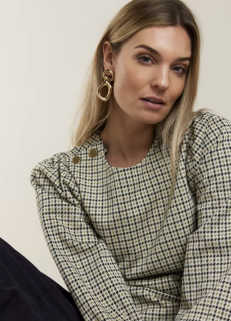 Summum Woman Top Met Ballonmouw | Vrouwen Tops & T-Shirts