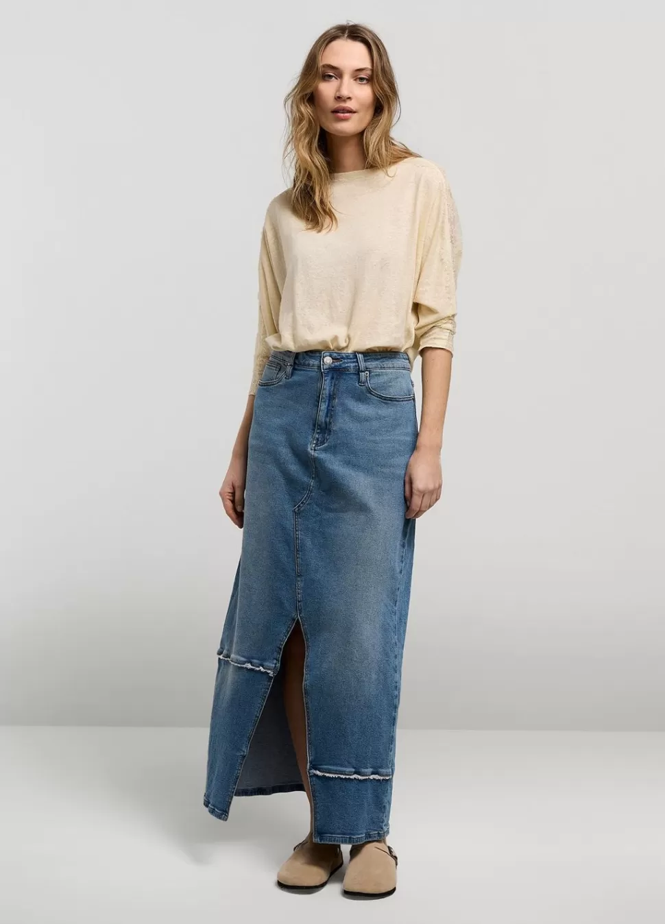 Summum Woman Top Met Kanten Mouw | Vrouwen Tops & T-Shirts