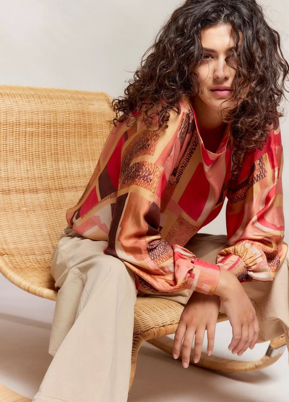 Summum Woman Top Met Smalle Boothals | Vrouwen Blouses