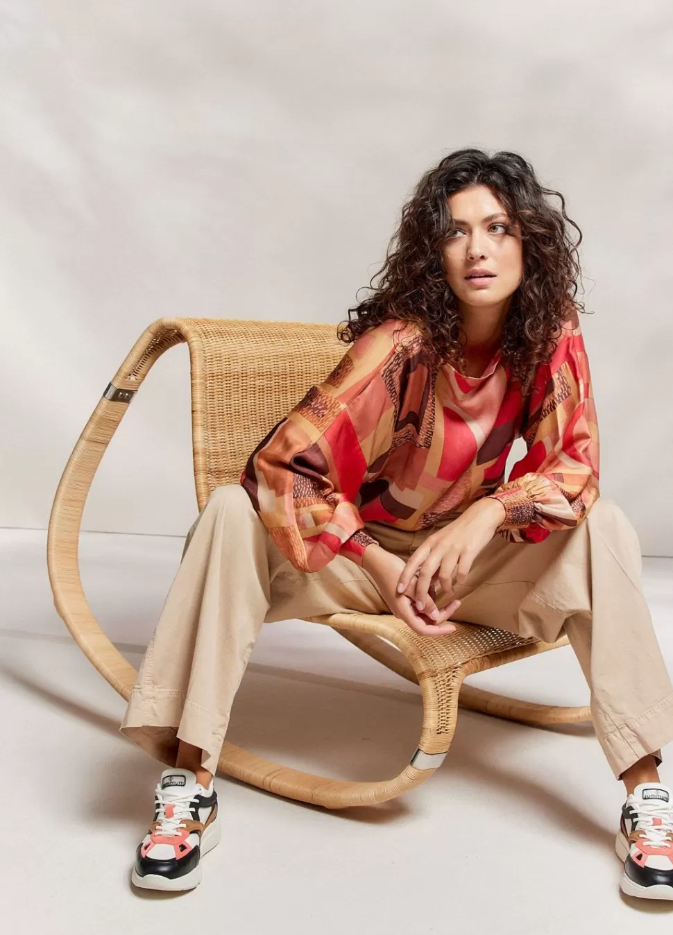 Summum Woman Top Met Smalle Boothals | Vrouwen Blouses