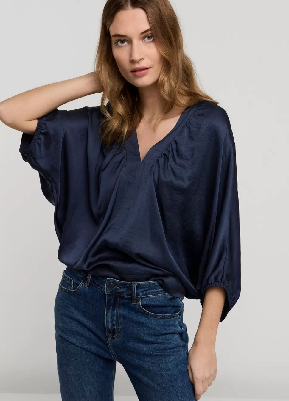 Summum Woman Top Met Vleermuismouw | Vrouwen Tops & T-Shirts
