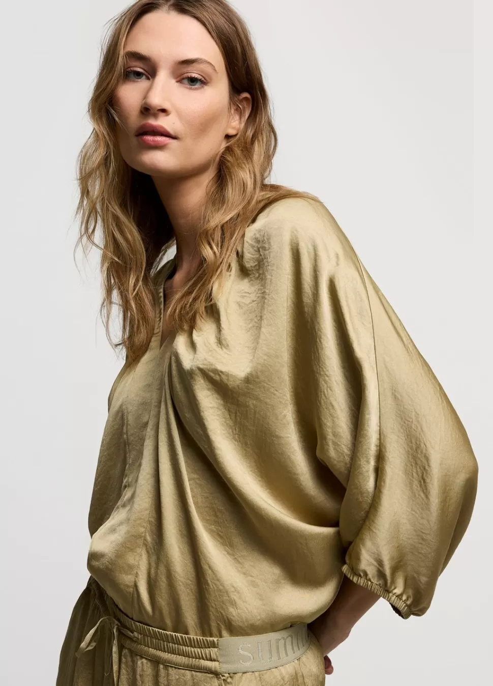 Summum Woman Top Met Vleermuismouw | Vrouwen Tops & T-Shirts