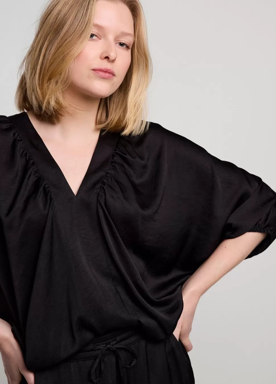 Summum Woman Top Met Vleermuismouw | Vrouwen Tops & T-Shirts