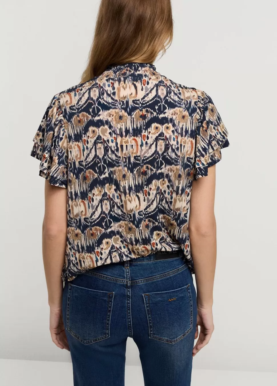 Summum Woman Top Met Vlindermouw | Vrouwen Tops & T-Shirts