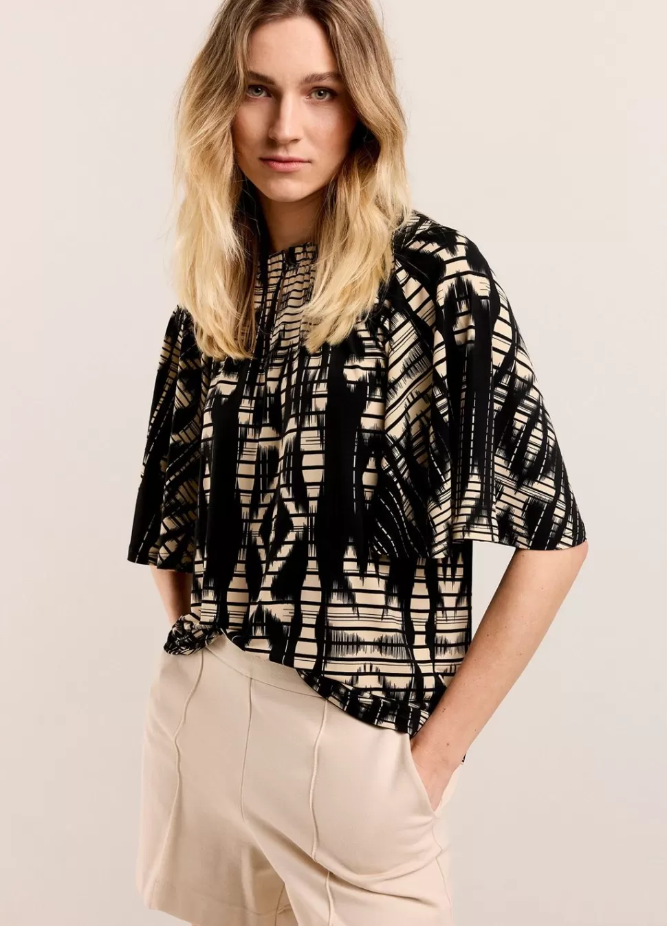 Summum Woman Top Met Wijde Mouw | Vrouwen Tops & T-Shirts