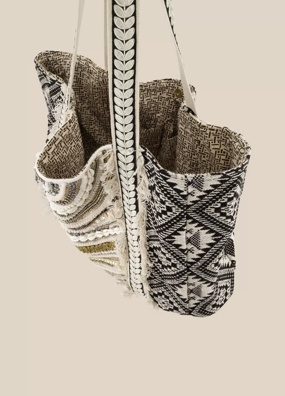 tote_bag_met_kralen_4.webp Summum Woman Tote Bag Met Kralen | Vrouwen Accessoires