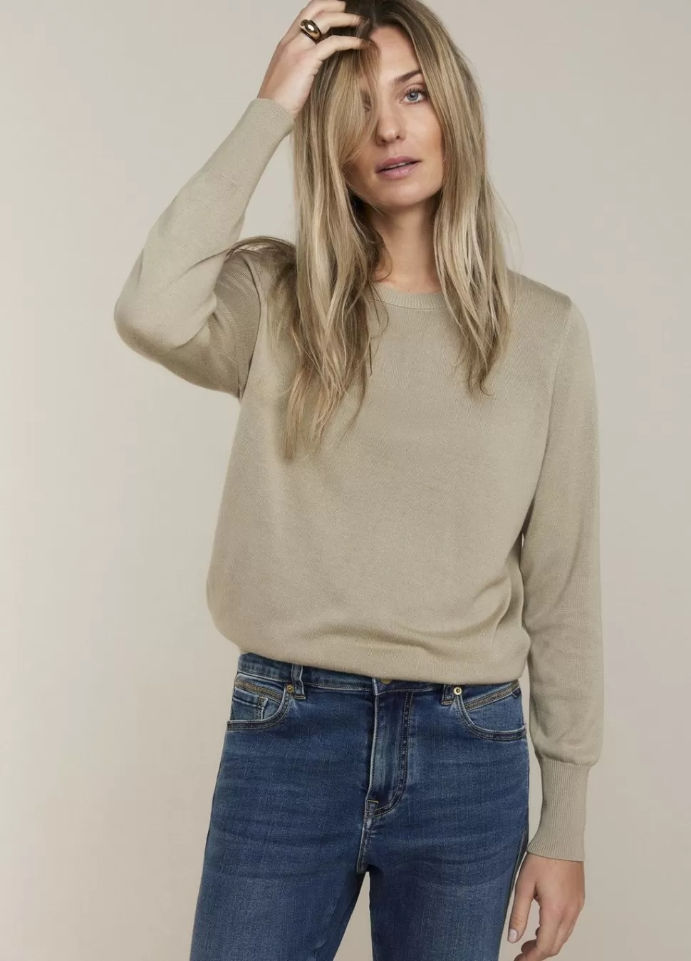 trui_met_ronde_hals_4.webp Summum Woman Trui Met Ronde Hals | Vrouwen Truien & Vesten