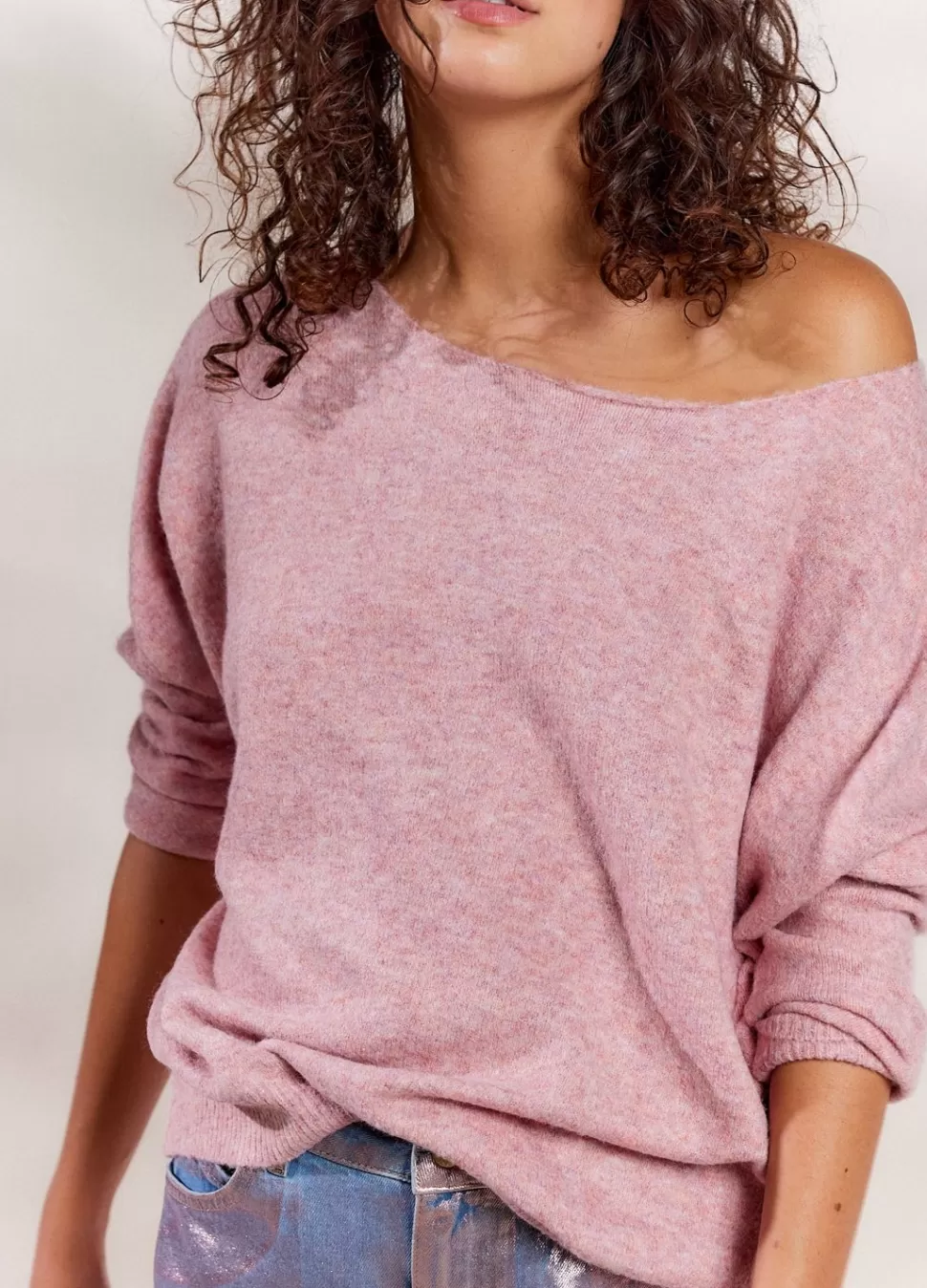 Summum Woman Trui Met Wijde Boothals | Vrouwen Truien & Vesten