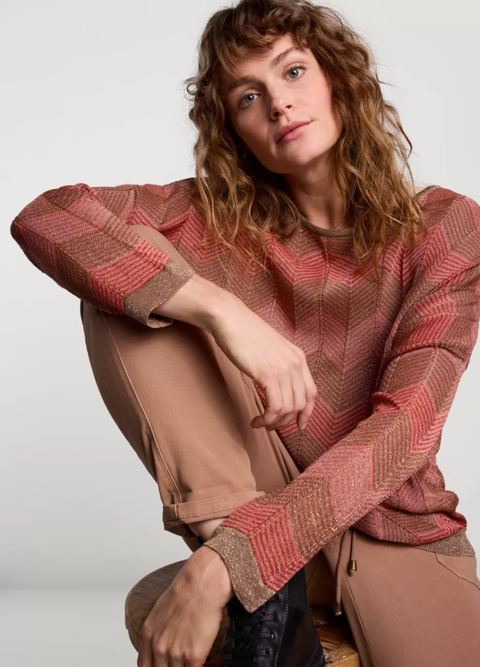 Summum Woman Truitje Met Boothals | Vrouwen Truien & Vesten