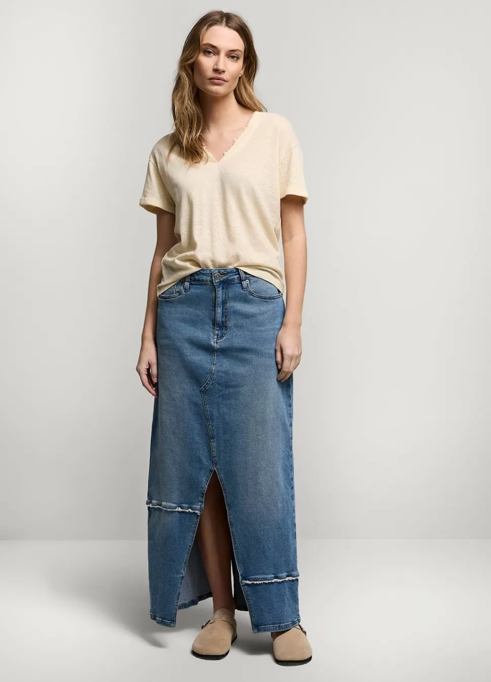 Summum Woman V-Hals Top Met Kant | Vrouwen Tops & T-Shirts