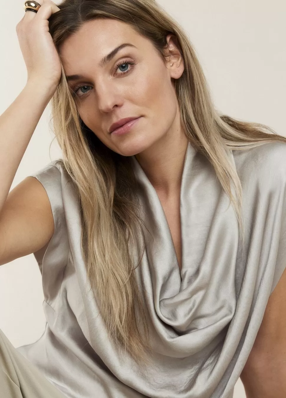 Summum Woman Waterval Top | Vrouwen Tops & T-Shirts