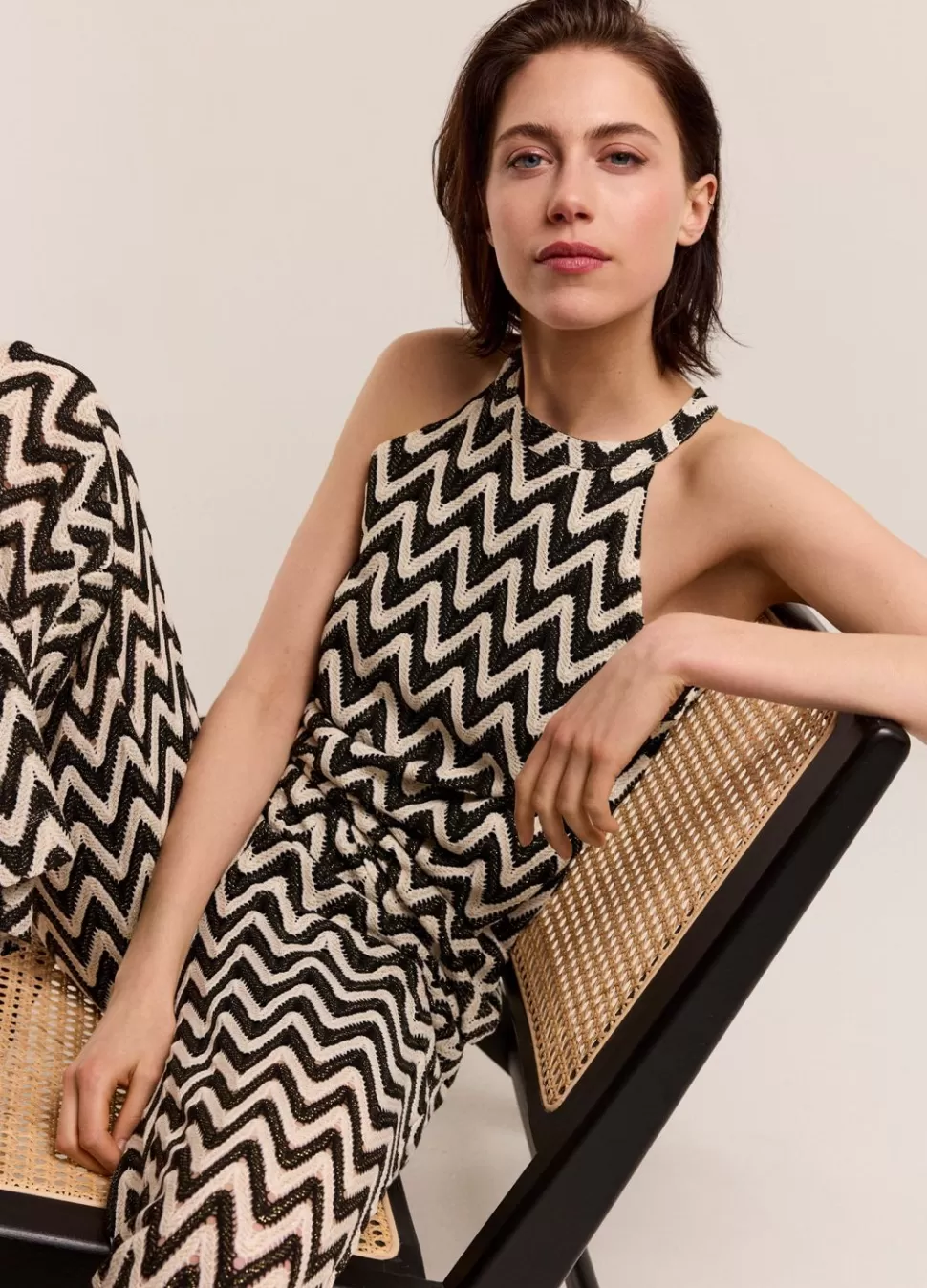 Summum Woman Zigzag Haltertop | Vrouwen Tops & T-Shirts