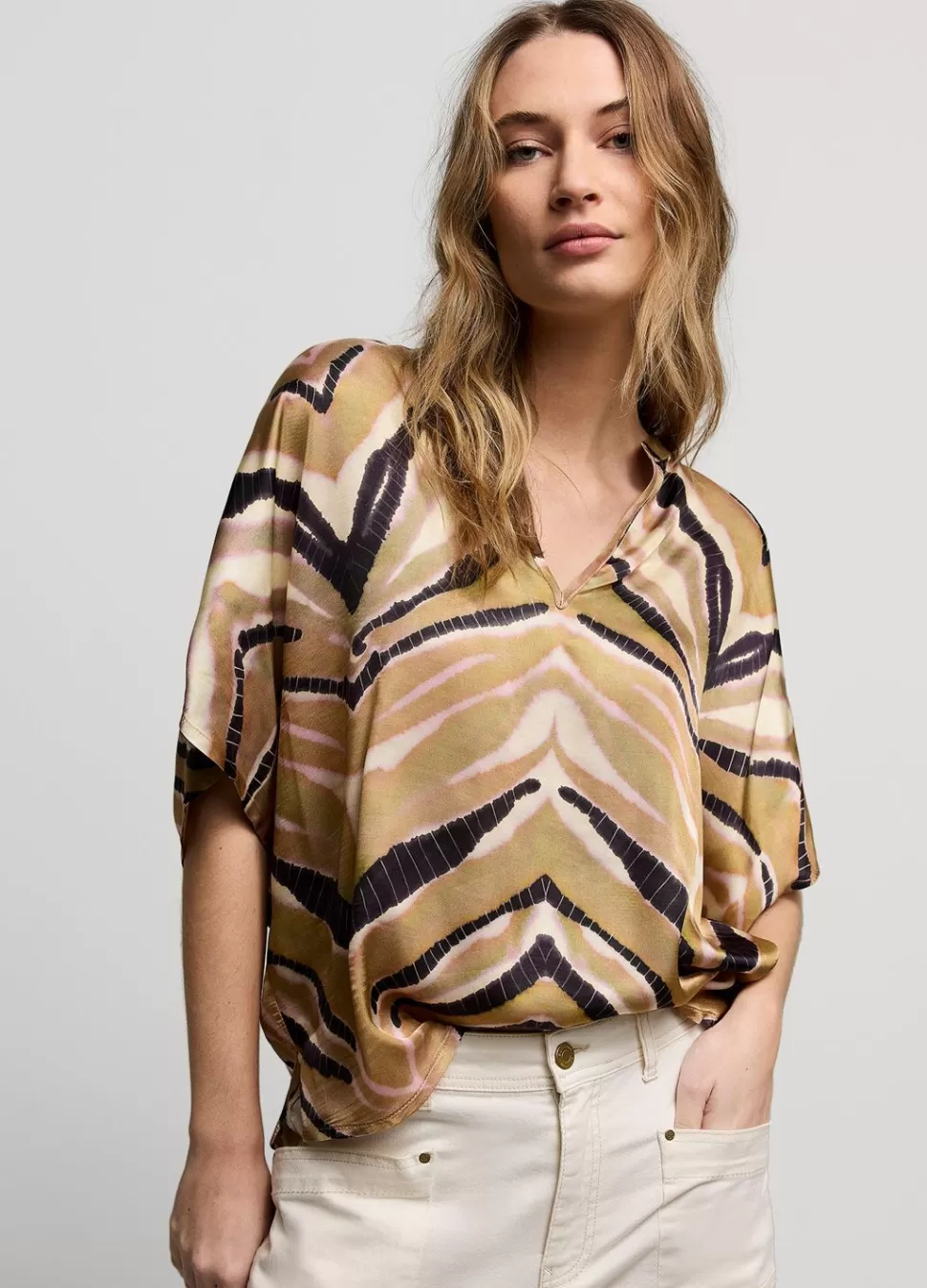 Summum Woman Zigzag Top | Vrouwen Tops & T-Shirts